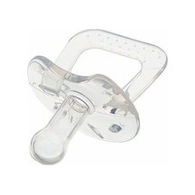 Sones Bebek Ürünleri Tam Silikon Yuvarlak Başlı Başparmak Şeffaf Emzik Yuvarlak Başlı