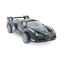 Die Cast Çek Bırak Metal Siyah Yarış Arabası 88