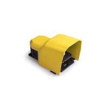 PDK Serisi Metal Korumalı 1NO+1NC Tekli Sarı Plastik Pedal