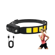 Watton Wt-066 Sensörlü Cob Xpg Led Kafa Lambası Siyah