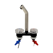 Comet Deluxe Katlanır Sıcak/soğuk Musluk 12v Switch - Nikel-1561