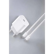 Apple     Uyumlu iOS Type-c Girişli Hızlı Şarj 15/15 Pro Max Adaptör Ve Kablosu