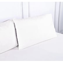 2li Pamuklu Yastık Kılıfı 50x70 -beyaz
