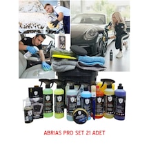 Oto Bakım Ve Temizlik Seti Pro 21 Bezli Set