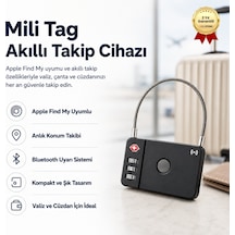 Mili Tag Valiz Takip Cihazlı Gps Apple Find My Çocuk Valiz Akıllı Konum Takip Cihazı Apple Uyumlu -959