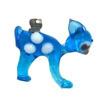 Murano Cam Karaca Kolye Ucu  Mini Sarı