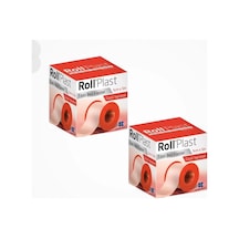 Roll Plast Tıbbi Bez Flaster Çinko Oksitli Kauçuk Yapışkanlı 5cm X 5m - 2 Adet