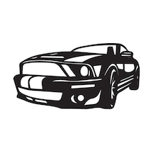 Klasik Arabalar Oto Motor Laptop Duvar Folyo Sticker Tip 11 15x7 Cm