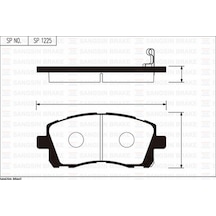 Ön Fren Balata Subaru Forester 2.0l S Turbo 97-02 / Outback 2.5l Depomıx - 22 3.0l 99-09