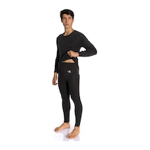 Dertex Örme Alt İçlik Pijama-1 Acık Siyah