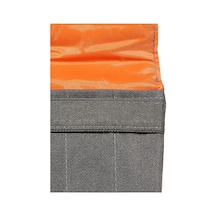 K33 Gri Turuncu 3'lü Kalem Kılıfı Cok Renkli