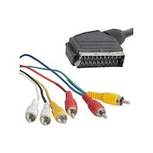 Scart 6 Rca Stereo Standart 1.5 Metre Kablo 4825