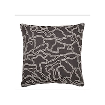 Ikea Guldfly Yastık Kılıfı 50 X 50 Cm Bej - Siyah Gri Çok Renkli