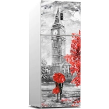 Buzdolabı Sticker Kaplama Dolap Kaplama Etiketi Saat Kulesi Yağlı (540885250)