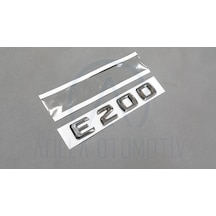 MERCEDES E SERİSİ W210 S210 1995-2003 E200 BAGAJ YAZISI KROM