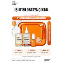 The Simple Plan Juice Up C Vitamini Işıltı Bakım Seti - Serum + Tonik + Temizleyici Çanta Hediyeli 3'lü