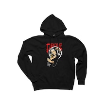 Deicide Illustrator Siyah Kapşonlu Sweatshirt Hoodie Siyah
