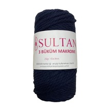 Tr Sultan 3 Büklüm Makrome İpi 250 Gr 019 Lacivert Genel