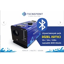 Tecnopoint Akülü 8kw Taşınabilir Dizel Seyyar Isıtıcı Webasto