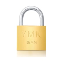 Ymk Asma Kilit Sarı Kısa 38 Mm Ymk-1238b