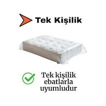 Tek Kişilik Yatak Baza Naylonu Kalın Dayanıklı Şeffaf Koruma Taşınma Nakliye Nakliyat Ambalajı Şeffa