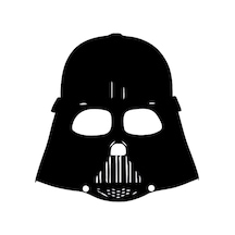 Star Wars Folyo Sticker 200cm Uzunluk Siyah