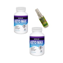 Keto Max Destekleyici Ürün 30'lu X 2 Adet + Masaj Yağı 30 Ml