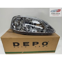 Honda Civic İes Makyajlı Kasa Hatchback 1999-2001 Far Lambası Sağ Makyajlı Kasa-sağ Far-depo Marka