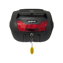 Xt60-b 40 Litre Motosiklet Arka Çanta Siyah Su Geçirmez Abs Top Case Bagaj Üniversal Belirtilmemiş