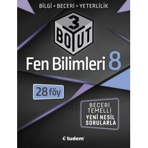 Abckırtasiye-Tudem 8.Sınıf Fen Bilimleri 3 Boyut