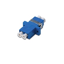 Digitus Lc / Lc Duplex Coupler, Mavi Renk, Seramik Sleeve, Plastik Gövde, Singlemode, Sabitlemek İçin Vida Dahil-18803