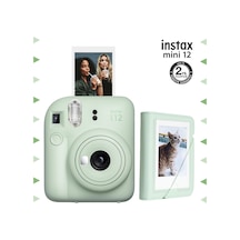 Fujifilm Instax Mini 12 Fotoğraf Makinesi + 28'li Mini Albüm Seti Yeşil