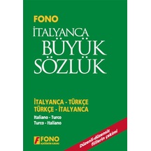 İtalyanca/Türkçe - Türkçe/İtalyanca Büyük Sözlük - Birsen Çankaya - Fono Yayınları