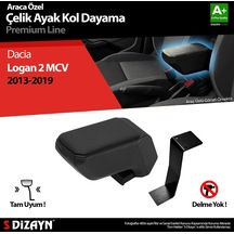 Dacia Logan Mcv Kol Dayama Kolçak Çelik Ayaklı Abs Gri 2013-2019 A+kalite