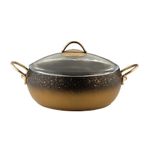 22 Cm Güveç Derin Tencere - Gold