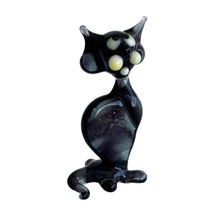El Yapımı Murano Cam Kedi Biblo A48-03