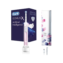 Oral-B Genius X Al Art of Brushing Blush Pink Şarj Edilebilir Diş Fırçası