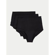 Marks & Spencer 3'lü Full Brief Regl Külodu Seti T61007951p Siyah
