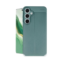 Newface Samsung Galaxy S24 Fe Kılıf Auto Focus Kapak - Koyu Yeşil