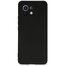 Uryport Xiaomi Mi 11 Kılıf Nano İçi Kadife Silikon - Siyah