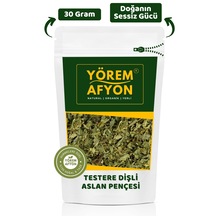 Yörem Afyon Kadınların Destekçisi Yüksek Rakım Mahsulü Testere Dişli Aslan Pençesi Alchemilla Vulgaris 30gr.