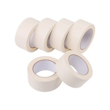 Geniş Maskeleme Bandı 2 İnç, 6 Paket Beyaz Maskeleme Bant Yığın Çoklu Paket, Genel Amaç