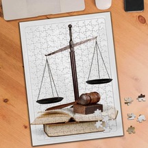 Adalet Terazisi 240 Parça Puzzle Yapboz Tablo-259679003