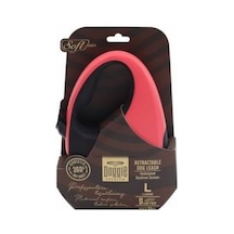 Otomatik Köpek Tasması Soft Seri Large Pembe Çok Renkli