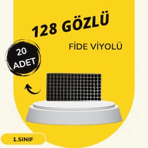 128 Göz Fide Viyolü Fidelik Viyol Fide Viyolü , Tohum Yetiştirme Kabı , 20 Adet
