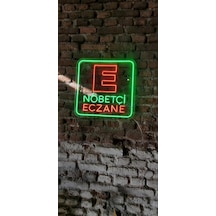 Onsan 'nöbetçi Eczane' Yazısı Neon Led Aydınlatma