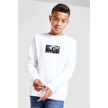 Tshirthane Twilight Movies Films Baskılı Unisex Çocuk Beyaz Sweatshirt