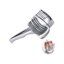 Domates Dilimleyici Sebze Kesici Yuvarlak Limon Yumurta Dilimleme Aleti Çok Amaçlı El Tipi Meyve Maşaları Soğan Tutucu 304 Paslanmaz Çelik