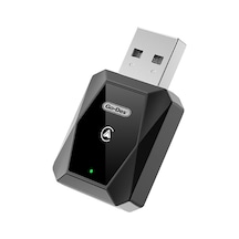 Go Des Gd-bt212 Android Auto Destekli Carplay Usb Bluetooth Wireless Transmitter Adaptör Siyah