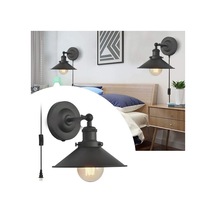 RİOLİGHT RETRO RUSTİK SİYAH MAFSALLI HAREKETLİ BAŞLIK FİŞLİ AHAHT Siyah